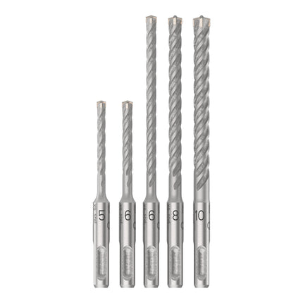 Bosch PRO SDS Plus 5X Hammerbohrer Set 5 tlg 5 6 8 10 mm 2608833910 fuer Bohrhaemmer 0 - toolbrothers
