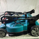 Makita DLM 480 CT2 Akku Rasenmaeher 36 V 2x 18 V 48 cm 62 l 2x Akku 5 0 Ah Ladegeraet Reparaturgeraet 0 - toolbrothers