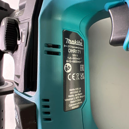 Makita DHR 171 Z Akku Bohrhammer 18 V 1 2 J SDS Plus Brushless Solo ohne Akku ohne Ladegeraet Gebraucht 2 - toolbrothers