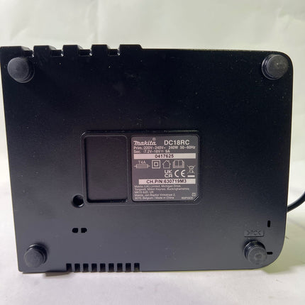 Makita DC 18 RC Akku Schnell Ladegeraet 7 2 V 18 V 195584 2 fuer Li Ion Akku Leicht Gebraucht 1 - toolbrothers
