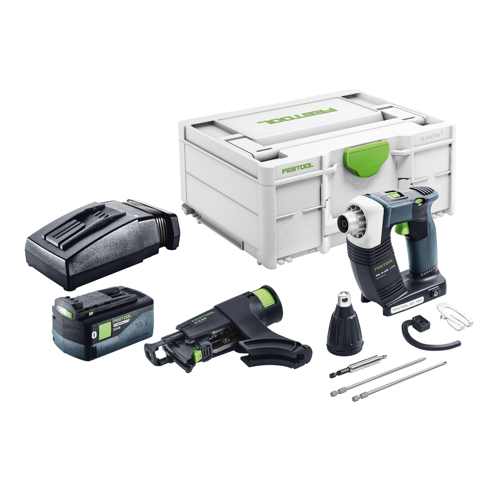 Festool DWC 18 4500 Basic Akku Bauschrauber 18 V 14 Nm Brushless 1x Akku 5 0 Ah Ladegeraet Systainer 0 - toolbrothers