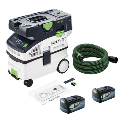 Festool CTMC MIDI I Basic Akku Absaugmobil 36 V 2x 18 V Staubkl M 2x Akku 5 0 Ah ohne Ladegeraet 0 - toolbrothers