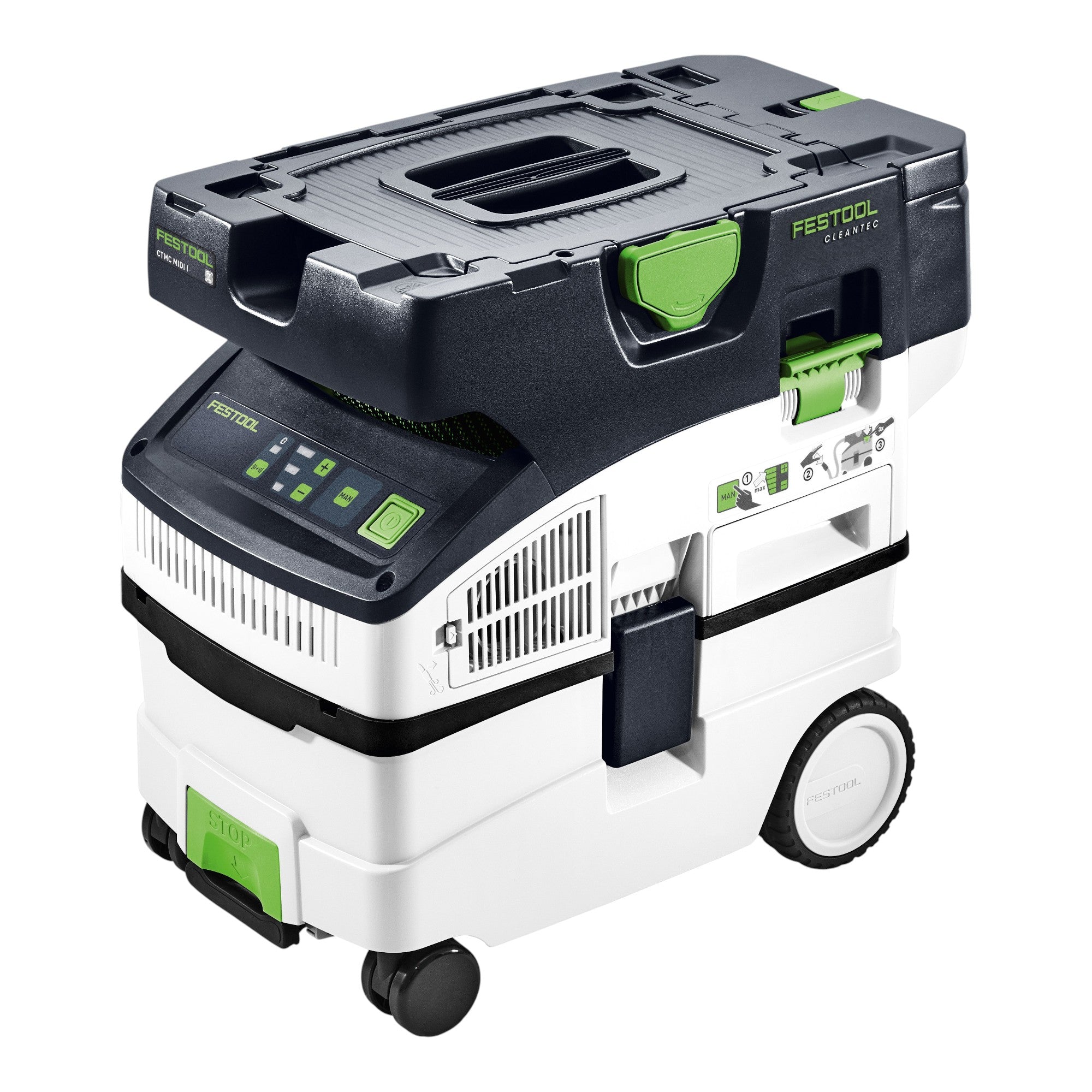 Festool CTMC MIDI I Basic Akku Absaugmobil 36 V 2x 18 V Staubkl M 2x Akku 5 0 Ah ohne Ladegeraet 1 - toolbrothers