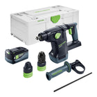 Festool KHC 18 EB Basic Akku Kombihammer 18 V 2 6 J SDS Plus Brushless 1x Akku 5 0 Ah Systainer ohne Ladegeraet 0 - toolbrothers