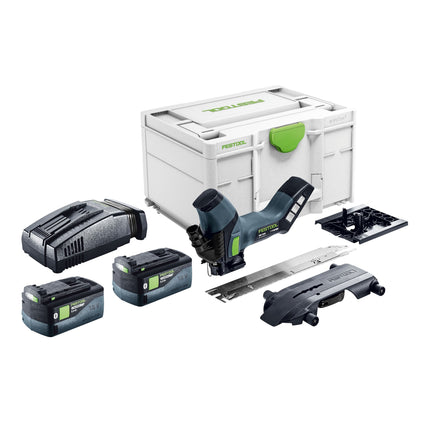 Festool ISC 240 EB Basic Akku Daemmstoffsaege 18 V 240 mm 2x Akku 5 0 Ah Schnellladegeraet Systainer 0 - toolbrothers