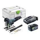 Festool CARVEX PSC 420 EB Basic Akku Pendelstichsaege 18 V 120 mm Brushless 1x Akku 5 0 Ah Schnellladegeraet Systainer 0 - toolbrothers