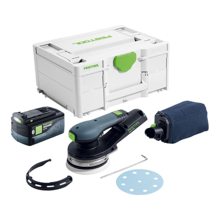 Festool ETSC 2 125 Basic Akku Exzenterschleifer 18 V 125 mm Brushless 1x Akku 5 0 Ah Systainer ohne Ladegeraet 0 - toolbrothers