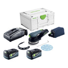 Festool ETSC 2 125 Basic Akku Exzenterschleifer 18 V 125 mm Brushless 2x Akku 5 0 Ah Ladegeraet Systainer 0 - toolbrothers