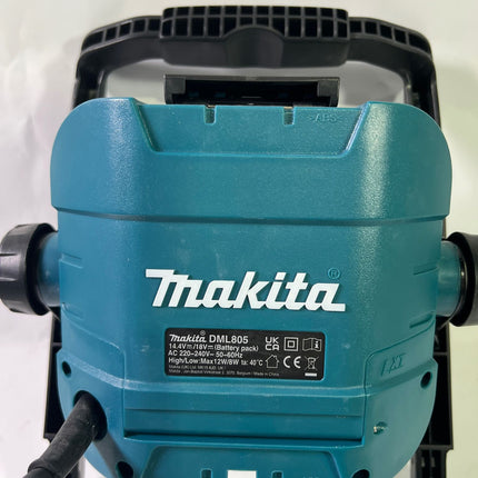 Makita DEADML DML 805 LED Baustrahler 14 4 18 Volt 230 Volt Gebraucht 2 - toolbrothers