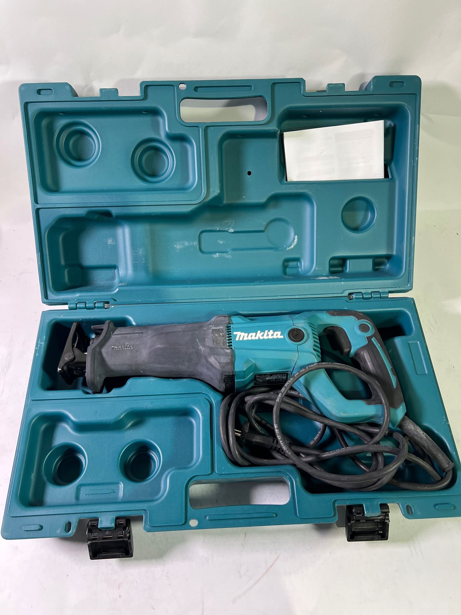 Makita JR 3051 TK Reciprosaege Saebelsaege 1200 Watt 3x Saegeblatt Koffer Gebraucht 0 - toolbrothers