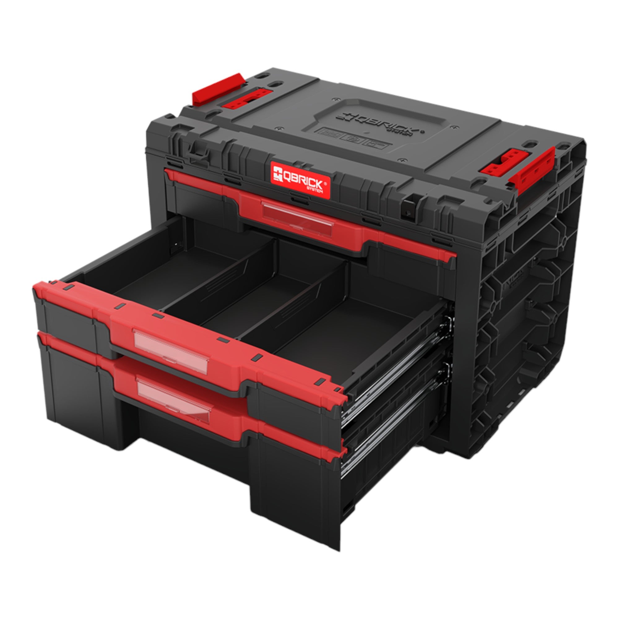 Qbrick System PRIME Drawer 3 Toolbox Basic modularer Werkzeugkasten mit 3 Schubladen 542 x 335 x 369 mm 22 6 l 1 - toolbrothers