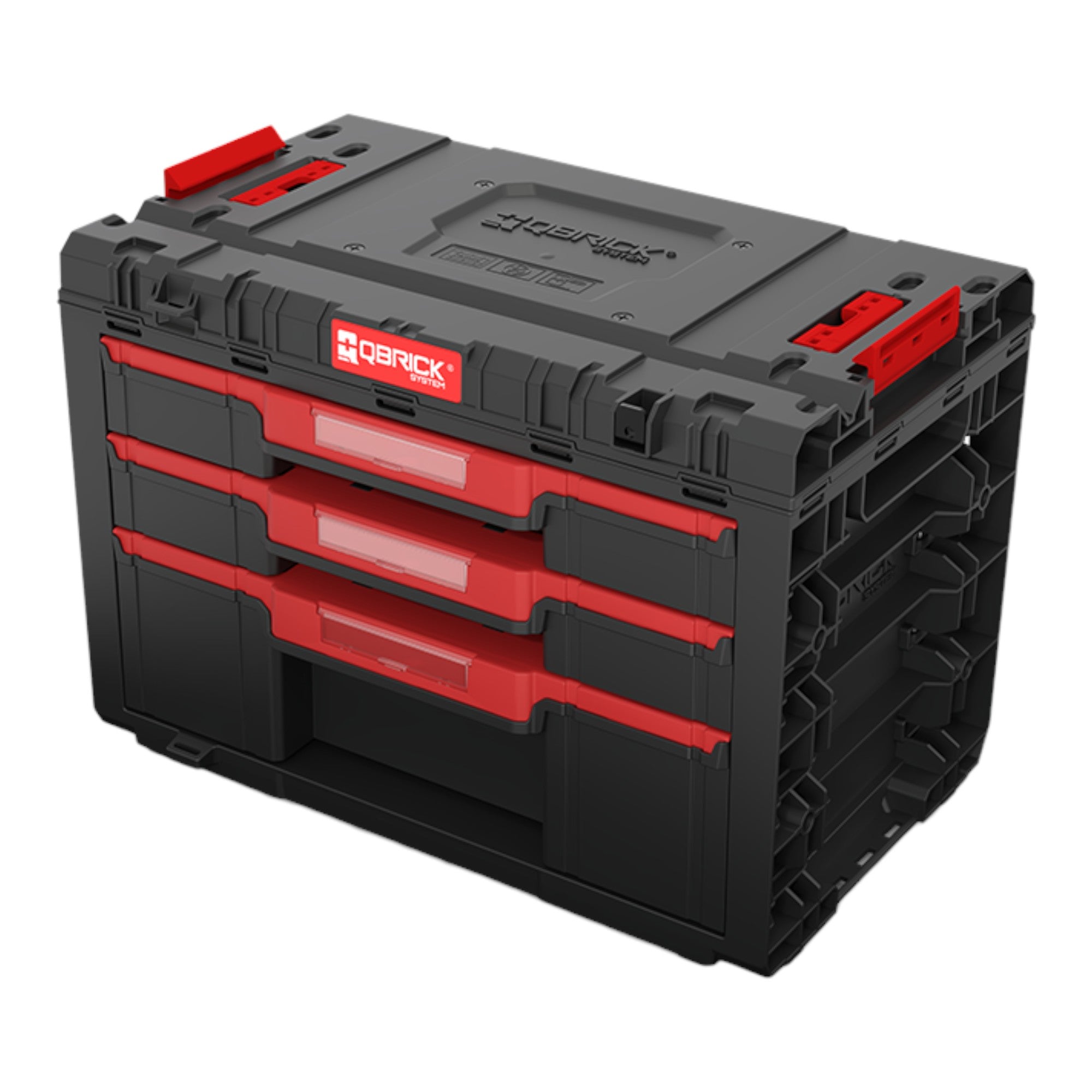 Qbrick System PRIME Drawer 3 Toolbox Basic modularer Werkzeugkasten mit 3 Schubladen 542 x 335 x 369 mm 22 6 l 3 - toolbrothers