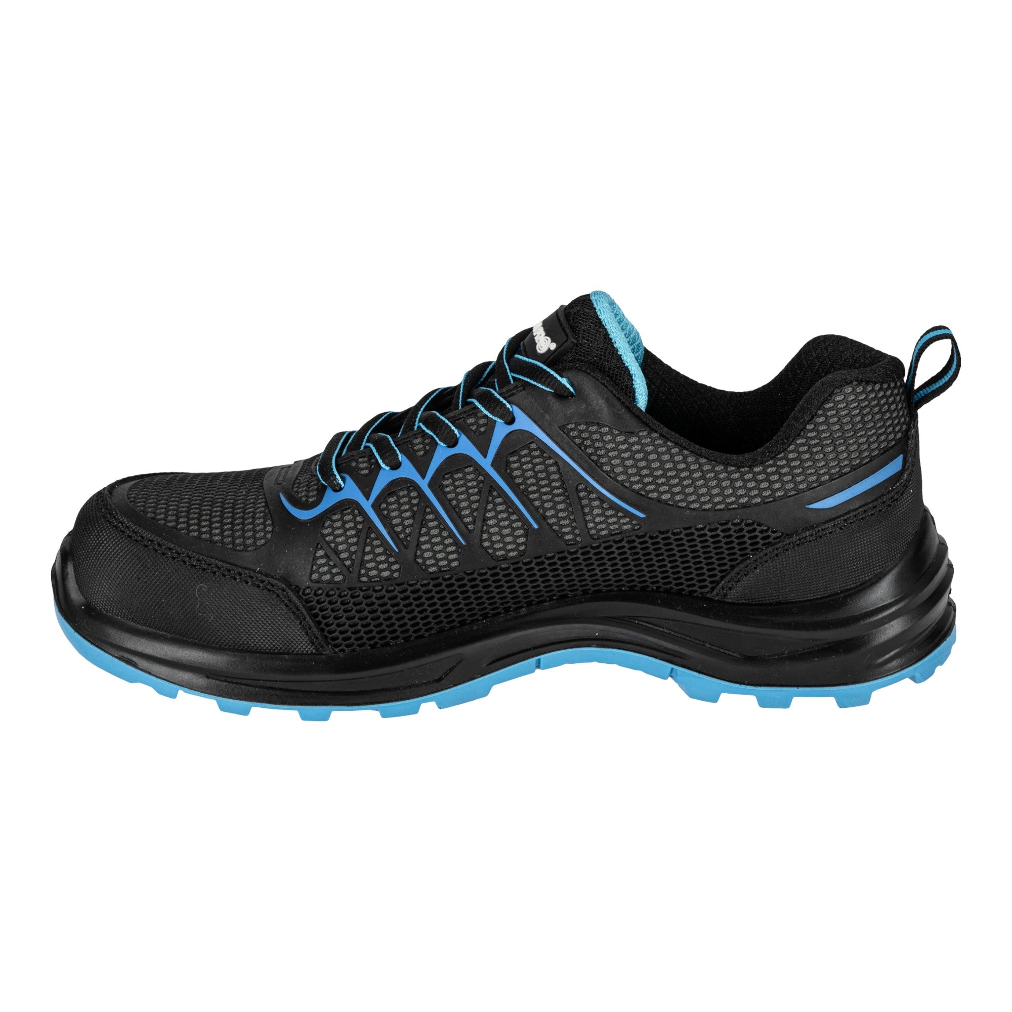 LAHTI PRO Sicherheitshalbschuh KPU Mesh S1P SRC Groesse 46 L3042246 schwarz blau 2 - toolbrothers