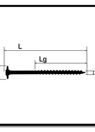 SPAX HI.FORCE Tellerkopfschraube 8,0 x 140 mm 50 Stk. ( 0251010801405 ) Teilgewinde Torx T-STAR plus T40 4CUT WIROX - Toolbrothers