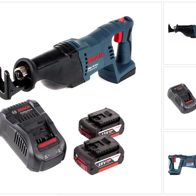 Bosch GSA 18 V-Li Akku Säbelsäge 18V + 2x Akku 6,0Ah + Ladegerät - Toolbrothers