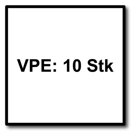 Festool HS 155/1,2 BI/10 Metal Sandwich Materials Stichsägeblatt 155 mm 10 Stk. ( 2x 204337 ) gewellte Grundform aus BI-Metall für Sandwich-Materialien - Toolbrothers