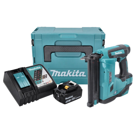 Makita DBN 500 RT1J Akku Stauchkopfnagler 18 V 15-50 mm + 1x Akku 5,0 Ah + Ladegerät + Makpac - Toolbrothers