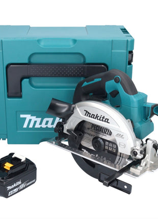 Makita DHS 661 M1JU Akku Handkreissäge 18 V 165 mm Brushless + 1x 4,0Ah Akku + Makpac - ohne Ladegerät - Toolbrothers