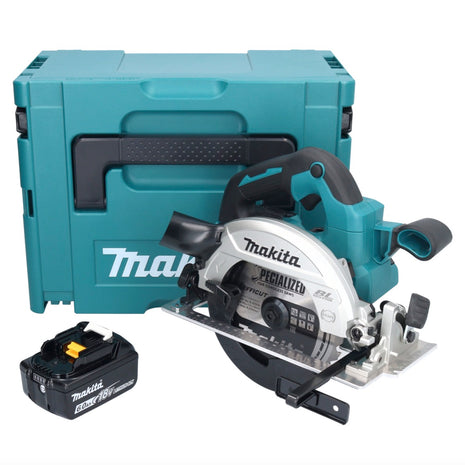 Makita DHS 661 G1JU Akku Handkreissäge 18 V 165 mm Brushless + 1x 6,0Ah Akku + Makpac - ohne Ladegerät - Toolbrothers