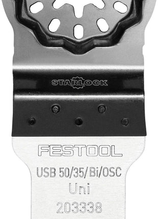 Festool USB 50/35/Bi/OSC/5 Lame de scie universelle Starlock ( 203338 ) Bi-métal