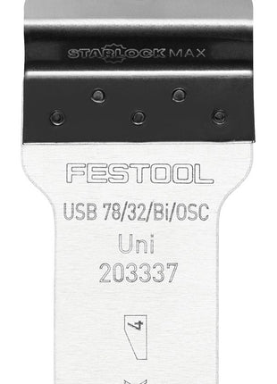 Hoja de sierra universal Festool USB 78/32/Bi/OSC/5 (203337) para OSC 18