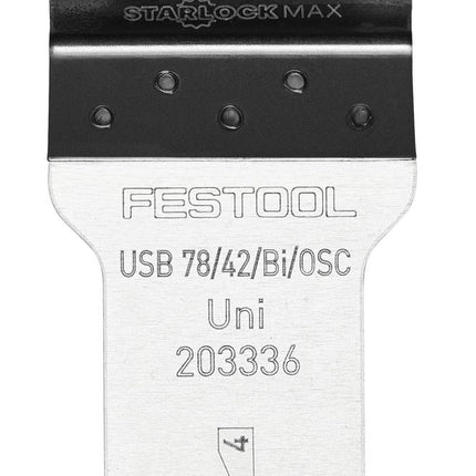 Festool USB 78/42/Bi/OSC/5 Universal Hoja de sierra Starlock MAX - 5 unidades ( 203336 )