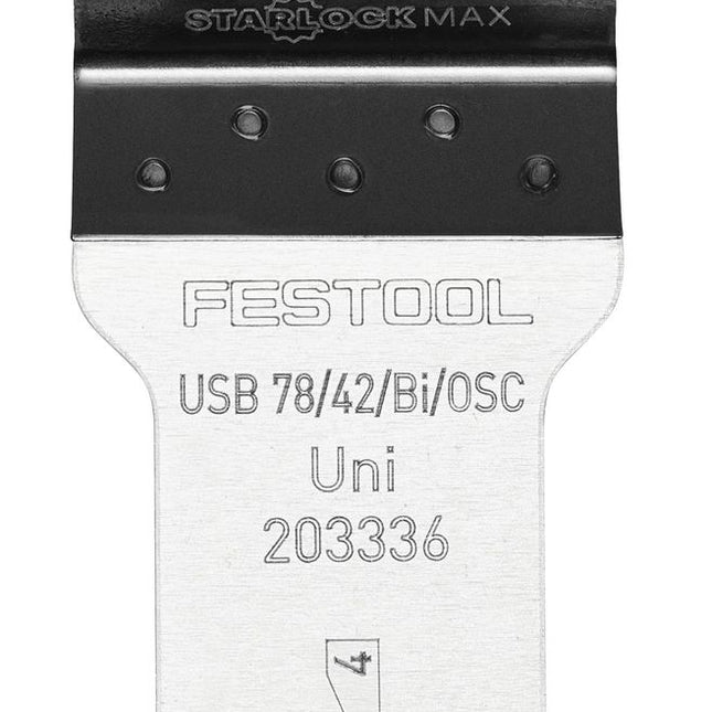Festool USB 78/42/Bi/OSC/5 Universal Hoja de sierra Starlock MAX - 5 unidades ( 203336 )