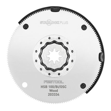 Festool HSB 100/Bi/OSC Lama seghettata per legno Starlock PLUS ( 203334 )