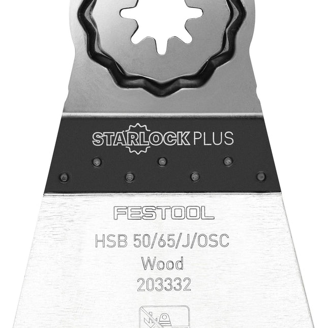 Festool HSB 50/65/J/OSC/5 Hoja de sierra para madera Starlock PLUS - 5 unidades ( 203332 )