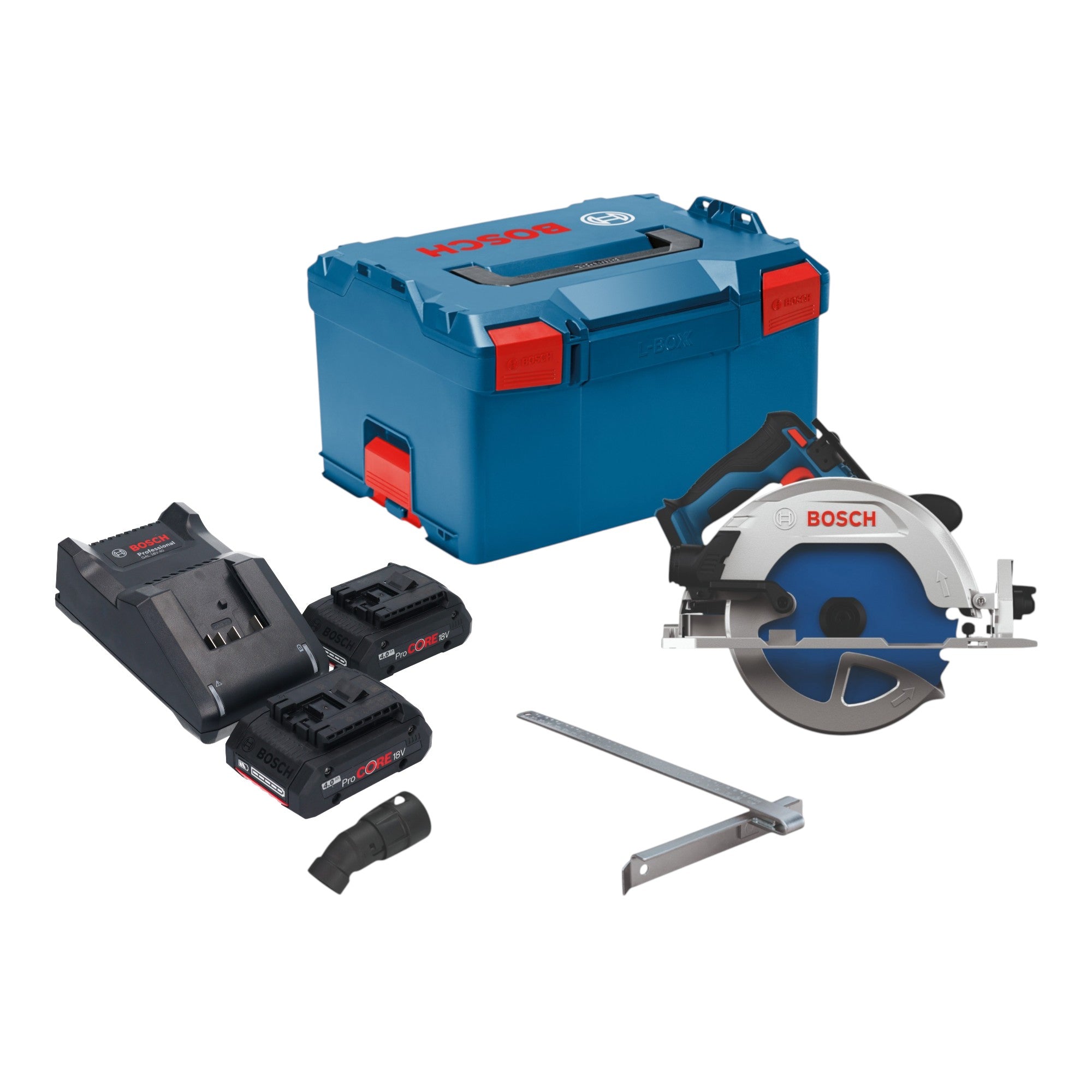 Bosch GKS 18V 68 2 Akku Kreissaege 18 V 190 mm Brushless 2x ProCORE Akku 4 0 Ah Ladegeraet L Boxx 0 - toolbrothers
