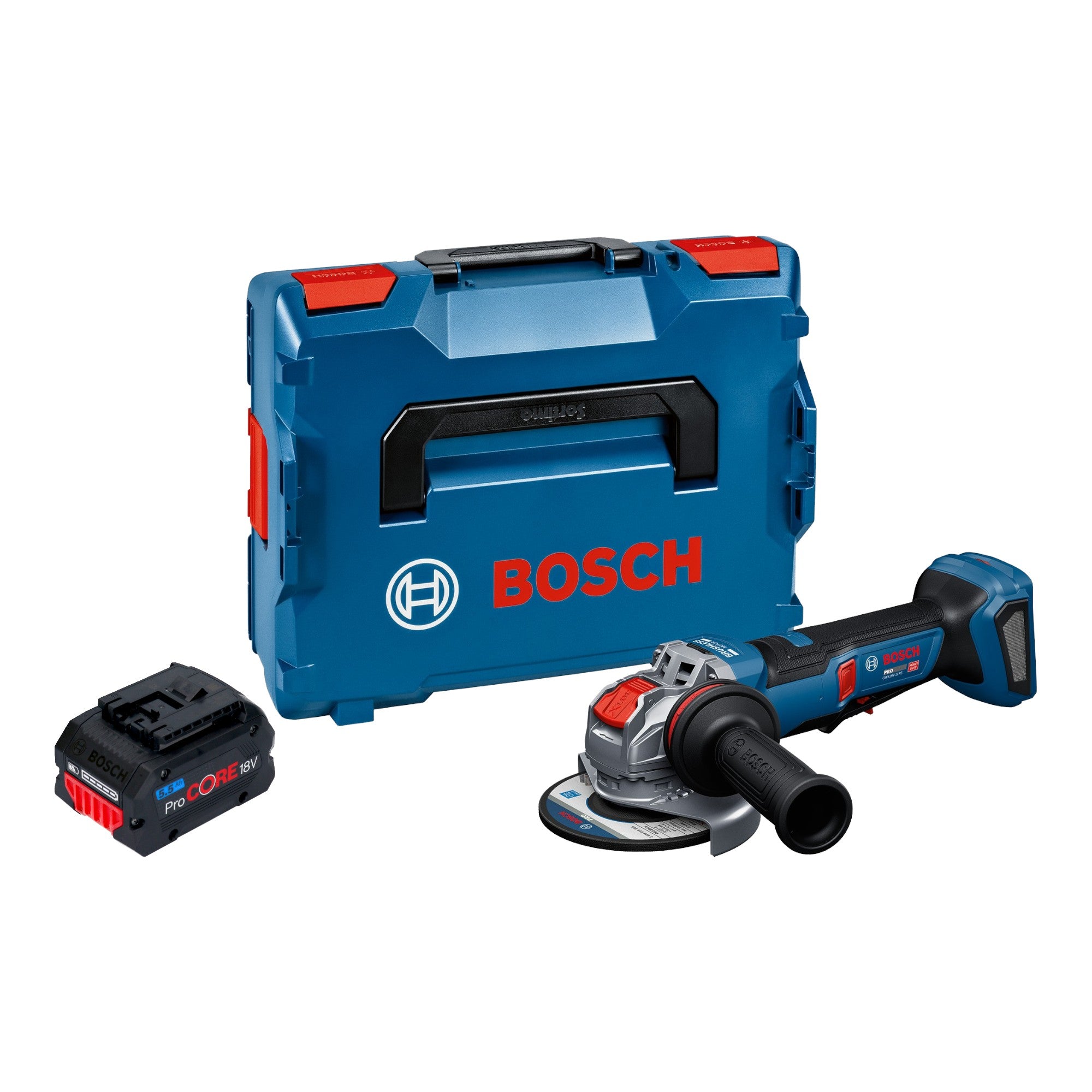 Bosch GWX 18V 11 PS Akku Winkelschleifer 18 V 125 mm 1x ProCORE Akku 5 5 Ah L Boxx ohne Ladegeraet 0 - toolbrothers