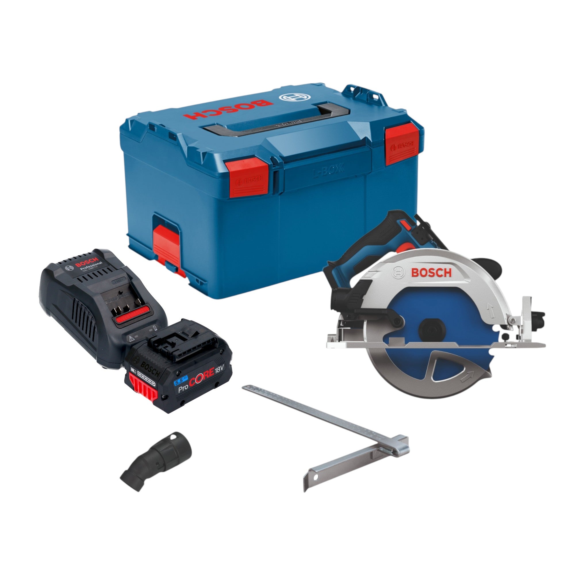 Bosch GKS 18V 68 2 Akku Kreissaege 18 V 190 mm Brushless 1x ProCORE Akku 5 5 Ah Ladegeraet L Boxx 0 - toolbrothers