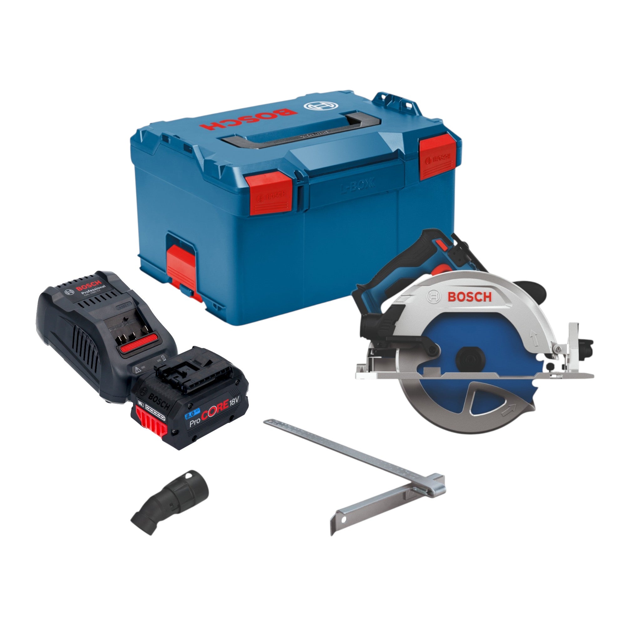 Bosch GKS 18V 68 2 Akku Kreissaege 18 V 190 mm Brushless 1x ProCORE Akku 8 0 Ah Ladegeraet L Boxx 0 - toolbrothers
