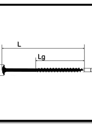 SPAX HI.FORCE Tellerkopfschraube 6,0 x 100 mm 500 Stk. ( 5x 0251010601005 ) Teilgewinde Torx T-STAR plus T30 4CUT WIROX - Toolbrothers