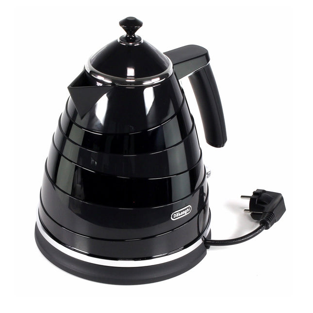 De'Longhi KBA 2001.BK Wasserkocher 1850-2200W schwarz mit Kalkfilter und Wasserstandsanzeige - Toolbrothers