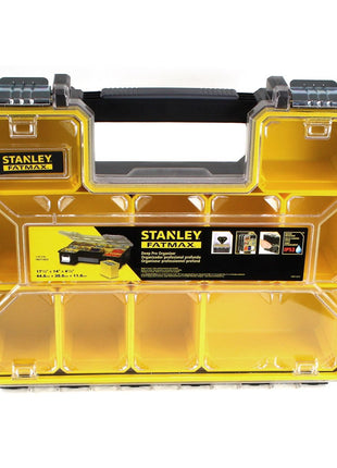 Stanley Profi Organizer FATMAX mit 10 tiefen Fächern ( 1-97-518 ) Wasserdicht IP 53 mit Metallschliessen - Toolbrothers