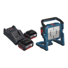 Bosch GLI 18V 5000 Akku Bauleuchte 18 V 5000 lm 2x Akku 5 0 Ah Ladegeraet 0 - toolbrothers