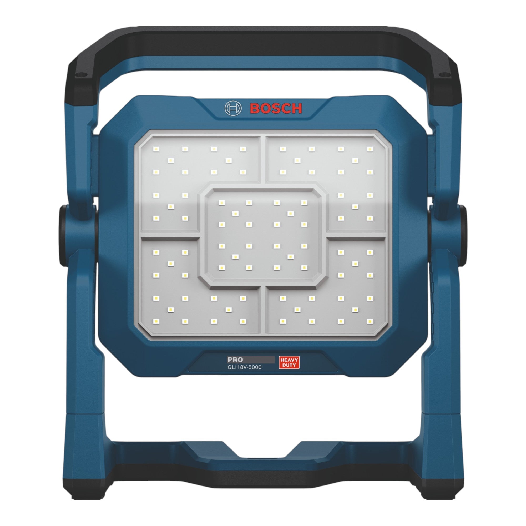 Bosch GLI 18V 5000 Akku Bauleuchte 18 V 5000 lm 2x Akku 5 0 Ah Ladegeraet 1 - toolbrothers