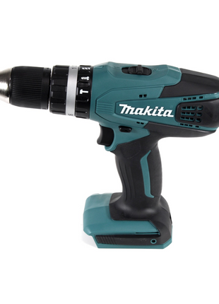 Makita HP 457 DWE Akku Schlagbohrschrauber 18V 42Nm + Akku Staubsauger + 2x Akkus 1,5Ah + Lader + 74-tlg. Zubehörset im Koffer - Toolbrothers