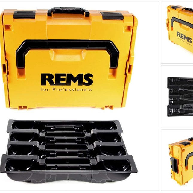 REMS L-BOXX 136 System Werkzeugkoffer + Einlage für Standard Pressbacken ( 571136 R ) - Toolbrothers
