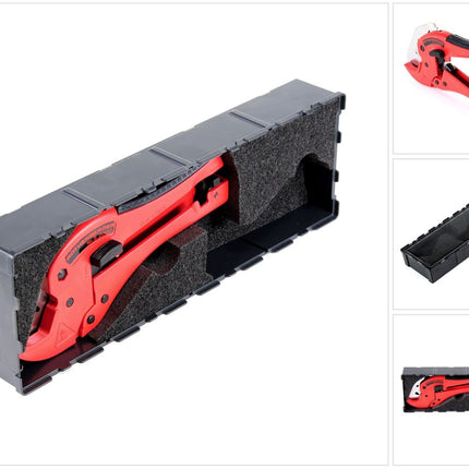 Rothenberger ROCUT TC 42 Professional Kunststoffrohr-Schere 0 - 42 mm in ROBOX mit passender Einlage ( 1000002193 ) - Toolbrothers