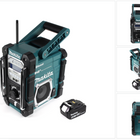 Makita DMR 112 G1 Akku Baustellen Radio 7 2 18V Bluetooth DAB 1x 6 0Ah Akku ohne Ladegeraet 0 - toolbrothers