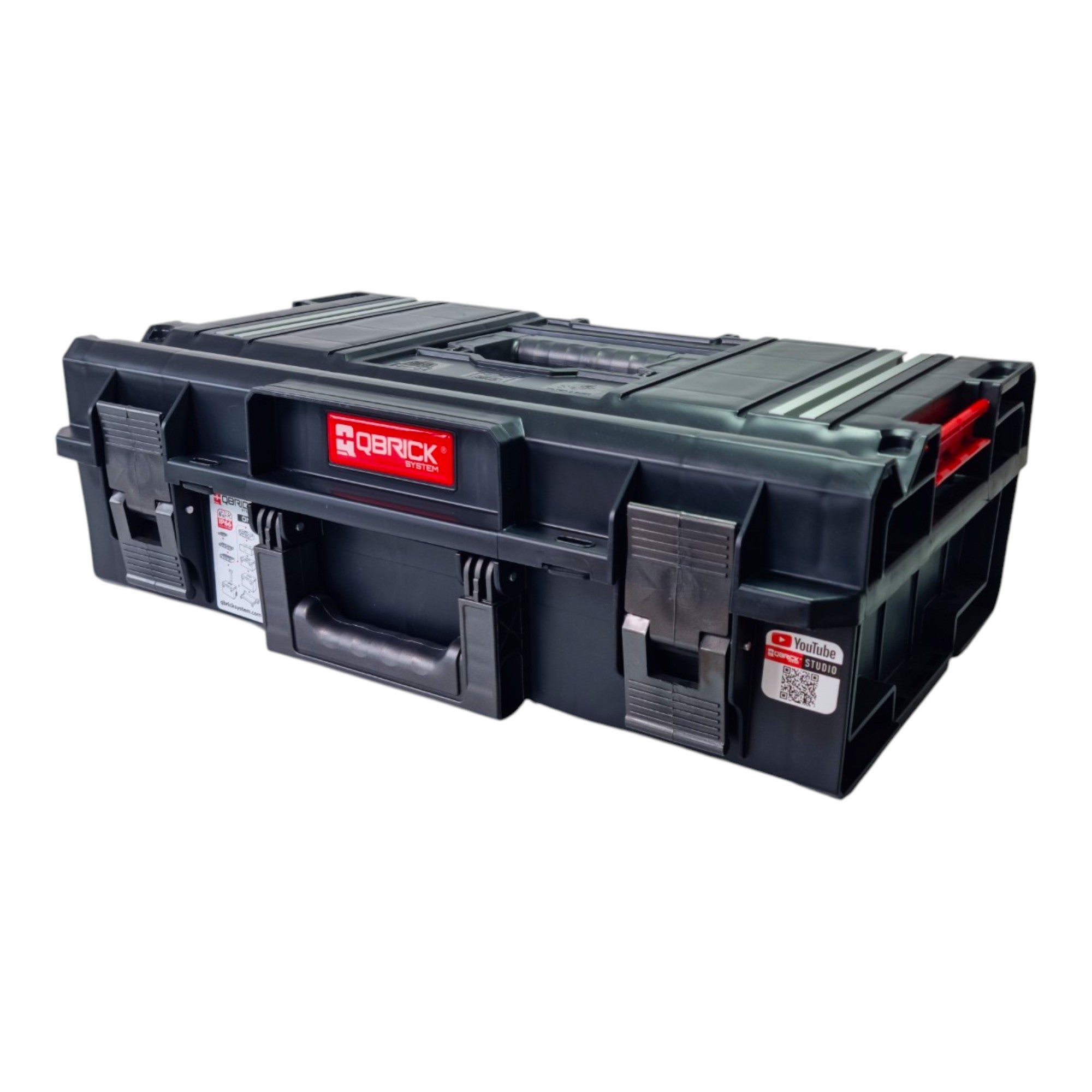 Qbrick System ONE 200 1 0 Technik Werkzeugkoffer modularer Organizer 585 x 385 x 190 mm 15 4 l stapelbar IP66 alte Version 0 - toolbrothers