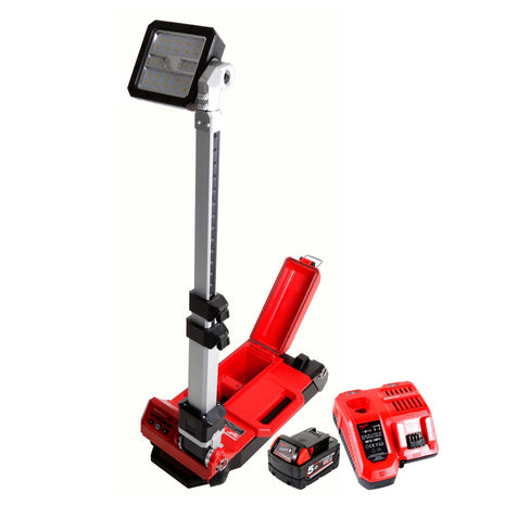 Milwaukee M18 ONERSAL-501C ONE-KEY LED Akku Baustrahler 18 V Li-Ion + 1 x 5,0 Ah Akku + Ladegerät - Toolbrothers