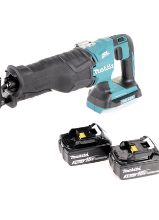 Makita DJR 360 F Akku Reciprosäge 36V ( 2x18V ) Brushless Säbelsäge + 2x 3,0 Ah Akku - ohne Ladegerät - Toolbrothers