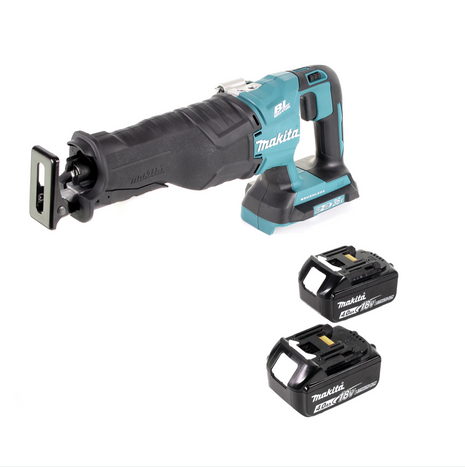 Makita DJR 360 M Akku Reciprosäge 36V ( 2x18V ) Brushless Säbelsäge + 2x 4,0 Ah Akku - ohne Ladegerät - Toolbrothers