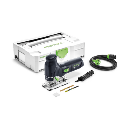 Festool PSB 300 EQ-Plus TRION Pendelstichsäge ( 561453 ) 720W 120mm im Systainer + 2x Sägeblatt + Splitterschutz - Toolbrothers