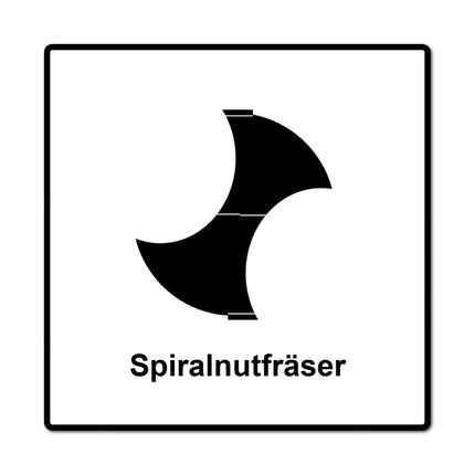 Festool Spiralnutfräser HS Spi S8 D20/25 20 x 25 mm 8 mm Schaft ( 490951 ) - Toolbrothers