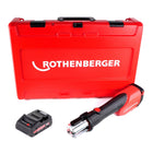 Rothenberger ROMAX 4000 Akku Pressmaschine 18 V Li-Ion elektrohydraulisch im Transportkoffer mit 4 Ah Akku, ohne Ladegerät - Toolbrothers