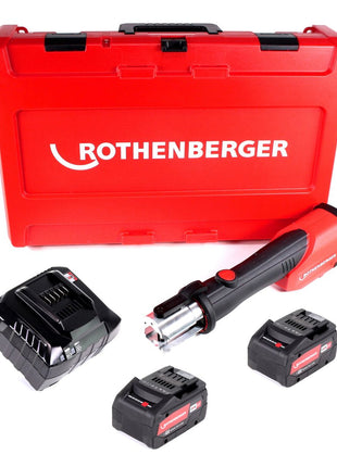 Rothenberger ROMAX 4000 Akku Pressmaschine 18V + 2x Akku 8,0Ah + Ladegerät + Koffer - Toolbrothers